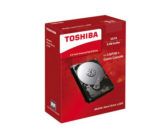 Диск HDD Toshiba L200 Slim SATA III (6Gb/s) 2.5" 500GB, HDWK105EZSTA, фото 