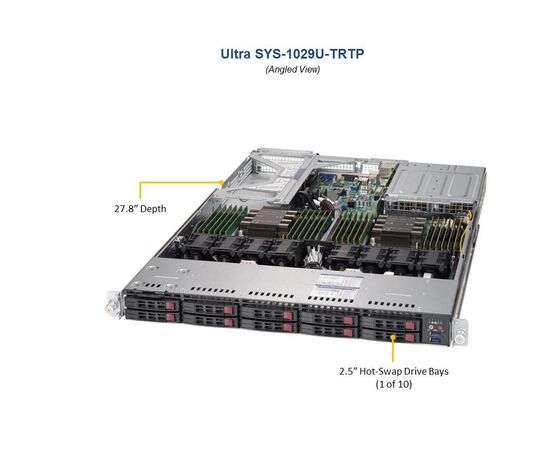 Серверная платформа Supermicro SYS-1029U-TRTP, фото 