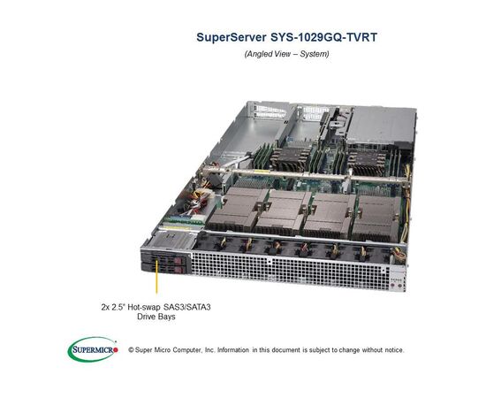 Серверная платформа Supermicro SYS-1029GQ-TVRT, фото 