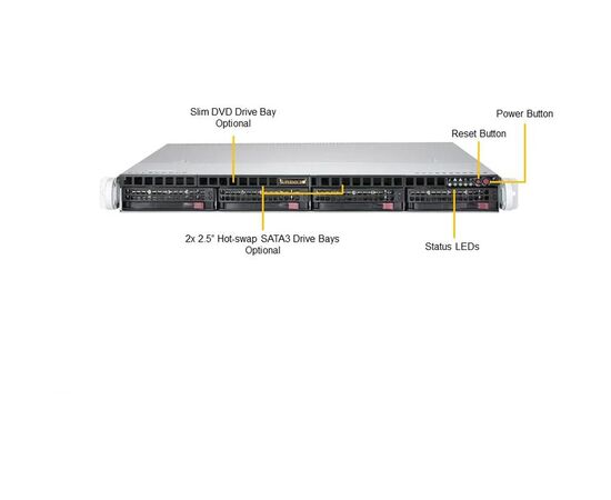 Серверная платформа Supermicro SYS-5019C-MHN2, фото 