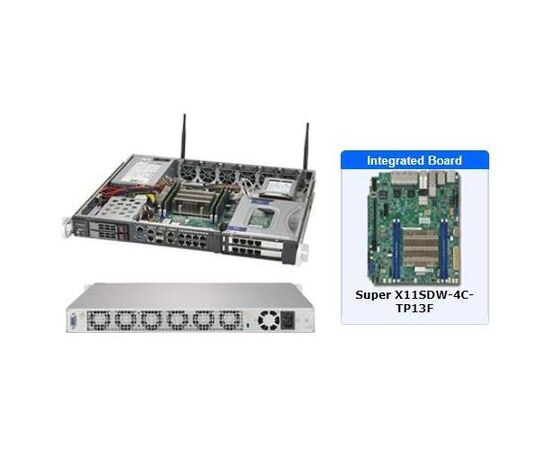 Серверная платформа Supermicro SYS-1019D-4C-FHN13TP, фото 