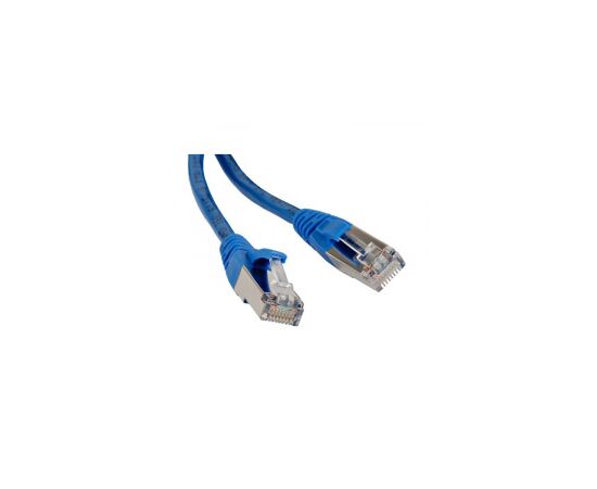 Hyperline PC-LPM-STP-RJ45-RJ45-C5e-2M-LSZH-BL Патч-корд F/UTP, фото 