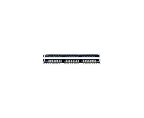 Hyperline PPHD-19-24-8P8C-C6-110D Патч-панель высокой плотности 19", фото 