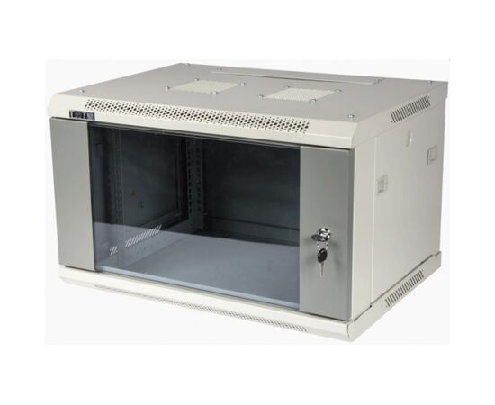 Шкаф настенный LANMASTER Pro TWT-CBWPG-15U-6x6-GY, 15U, серый, фото 