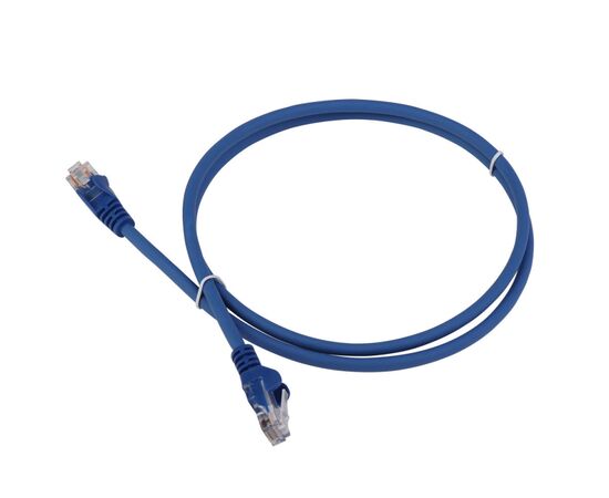 Патч-корд Lanmaster UTP LAN-PC45/U5E-0.5-BL кат.5е 0.5м синий LSZH, фото 
