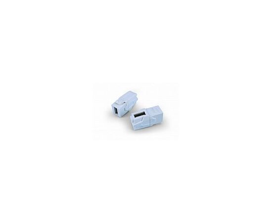 KJ1-USB-VA2-WH Вставка формата Keystone Jack с проходным адаптером USB 2.0 (Type A), фото 