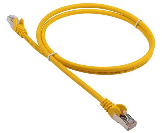 Патч-корд Lanmaster FTP LAN-PC45/S5E-5.0-YL кат.5е 5м желтый LSZH, фото 