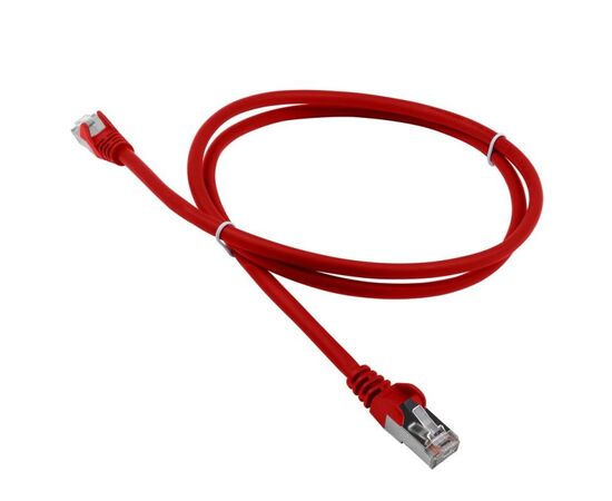 Патч-корд LANMASTER LSZH FTP кат.5e, 0.5 м, красный, фото 