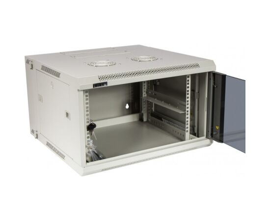 Шкаф настенный LANMASTER Pro TWT-CBW3G-9U-6x6-GY, 9U, 600x600, серый, фото 