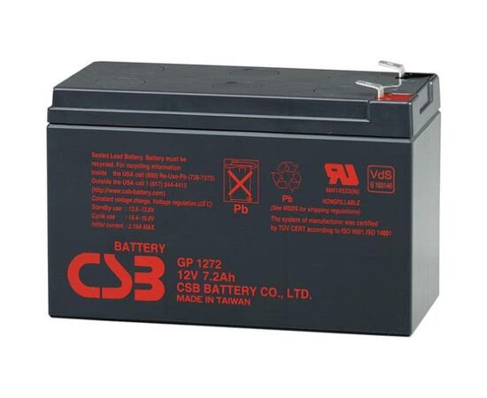Аккумуляторная батарея для ИБП CSB GP1272 12V 7Ah F1, фото 