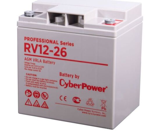 Аккумуляторная батарея для ИБП CyberPower RV 12-26, фото 