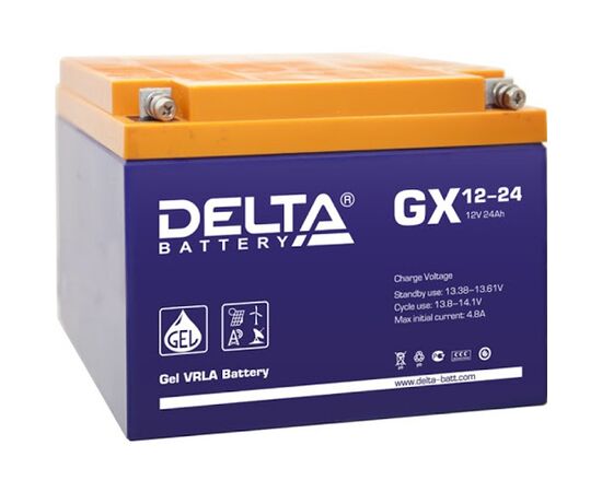 Аккумуляторная батарея для ИБП Delta GX 12-24, фото 