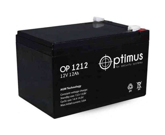Аккумулятор Optimus OP 1212, фото 