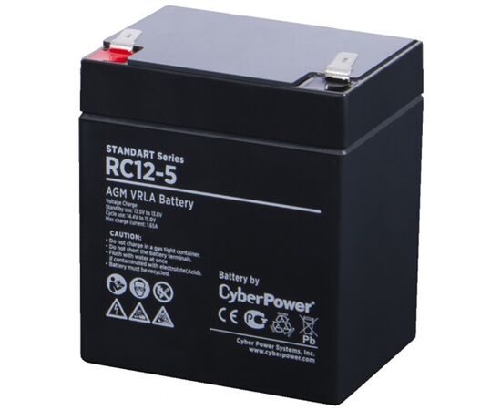 Аккумуляторная батарея для ИБП CyberPower Standart series RC 12-5, фото 