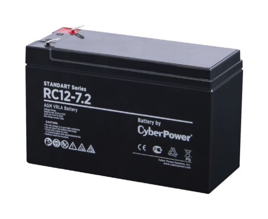 Аккумуляторная батарея для ИБП CyberPower Standart series RC 12-7.2, фото 