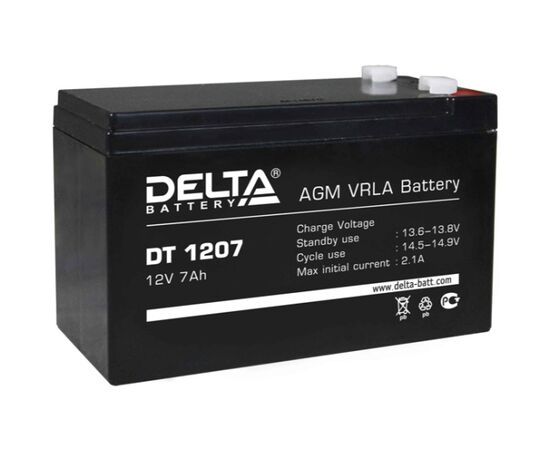 Аккумулятор Delta DT 1207, фото 