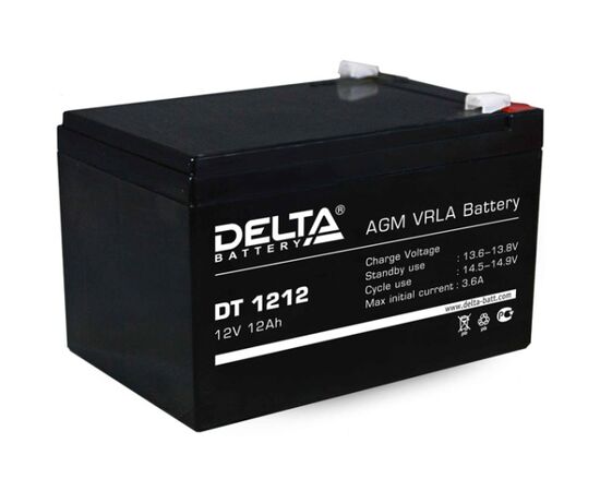 Аккумулятор Delta DT 1212, фото 