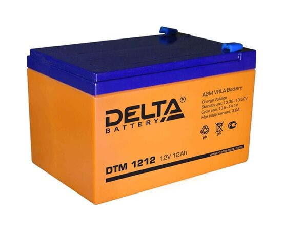 Аккумуляторная батарея для ИБП Delta DTM 1212, фото 