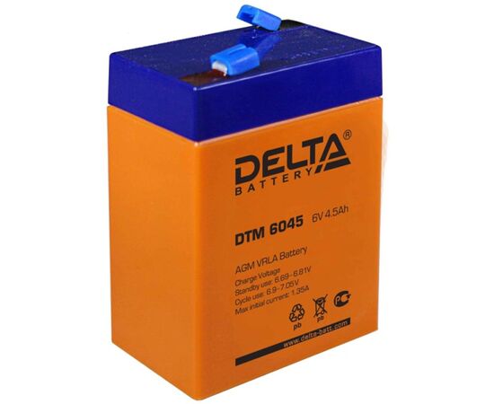Аккумуляторная батарея для ИБП Delta DTM 6045, фото 