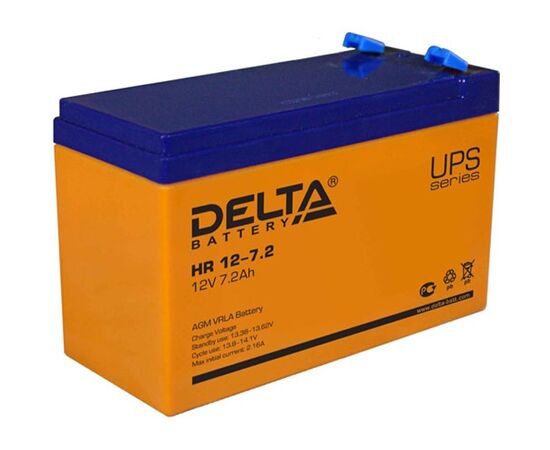 Аккумуляторная батарея для ИБП Delta HR 12-7.2, фото 