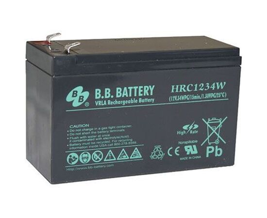 Аккумуляторная батарея для ИБП B.B. Battery HRC 1234 12V 9Ah, фото 