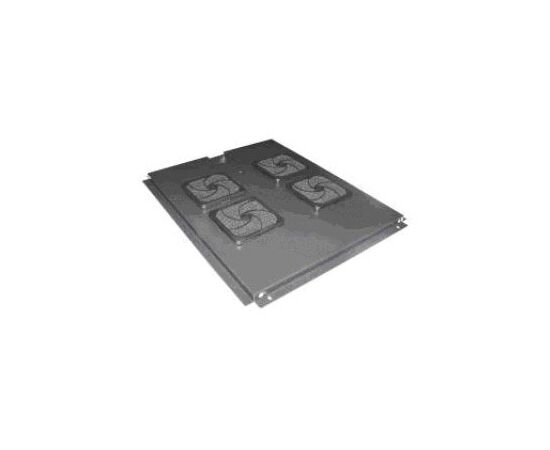 Блок вентиляторов Lanmaster (TWT-CBE-FAN4-8) 4 вентилятора, серый, фото 