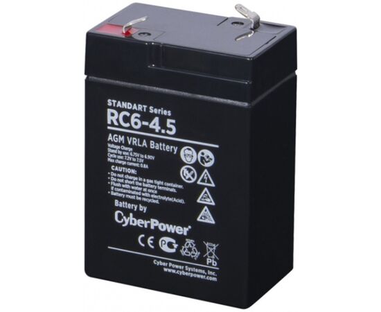 Аккумуляторная батарея для ИБП CyberPower Standart series RC 6-4.5, фото 