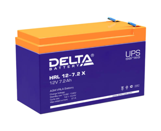 Аккумуляторная батарея для ИБП Delta HRL 12-7.2 X, фото 