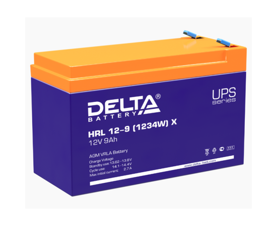 Аккумуляторная батарея для ИБП Delta HRL 12-9 X, фото 