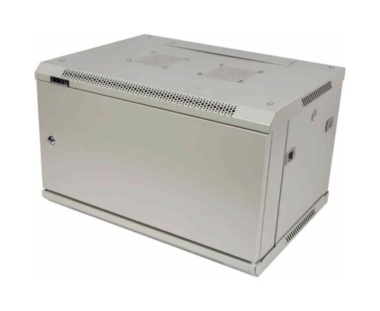 Шкаф настенный LANMASTER Pro TWT-CBWPM-27U-6x8-GY, 27U, 600x800, металлическая дверь, серый, 2 ЧАСТИ, фото 
