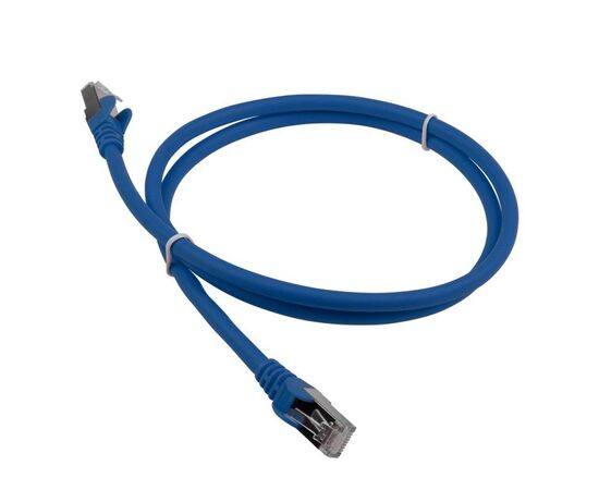 Патч-корд LANMASTER LSZH FTP кат.6A, 1.0 м, синий, фото 