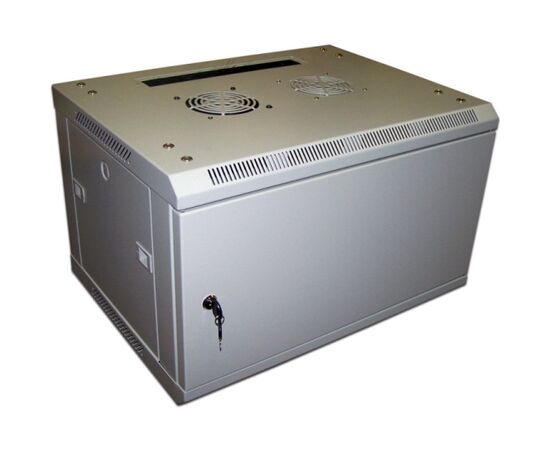 Шкаф настенный LANMASTER Pro TWT-CBW2-9U-6x6-M, 9U, серый, фото 