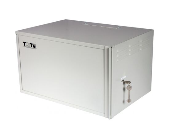 Шкаф настенный LANMASTER TWT-CBWSF-9U-6x4-GY, 9U, 600x400, серый, фото 