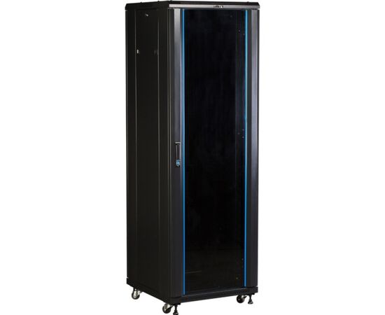 Шкаф серверный LANMASTER Business Advanced, 27U, 600x600, черный, TWT-CBA-27U-6x6-00, фото 