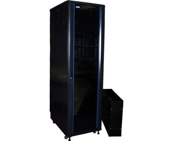 Шкаф серверный LANMASTER Business TWT-CBB-22U-6x8-G1, 22U, 600x800, черный, фото 
