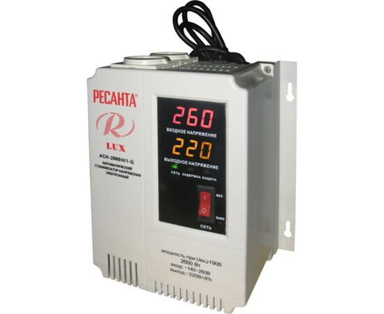 Стабилизатор напряжения Ресанта АСН-2000Н/1-Ц Lux, фото 
