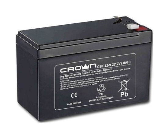Аккумулятор для ИБП CROWN CBT-12-9.2, фото 