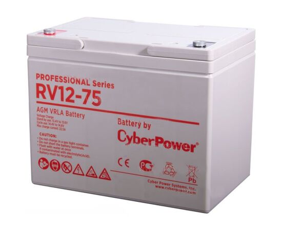 Аккумуляторная батарея для ИБП CyberPower RV 12-75, фото 