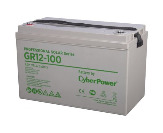 Аккумуляторная батарея для ИБП CyberPower Professional Solar series GR 12-100, фото 