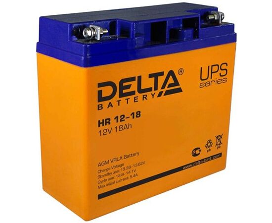 Аккумуляторная батарея для ИБП Delta HR 12-18, фото 