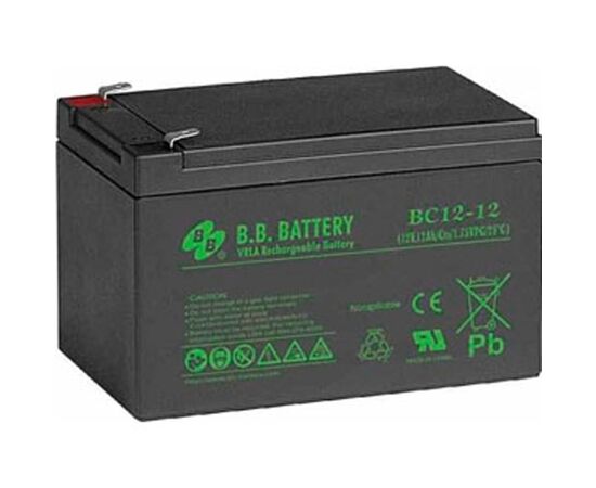 Аккумуляторная батарея для ИБП BB BATTERY B.B. Battery BC 12-12, фото 