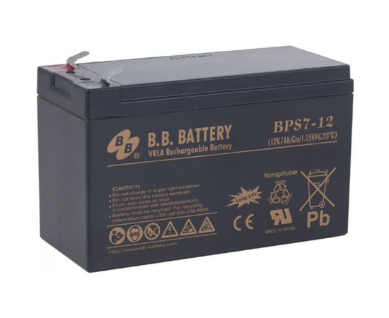 Аккумуляторная батарея для ИБП BB BPS 7-12 12В 7Ач, фото 