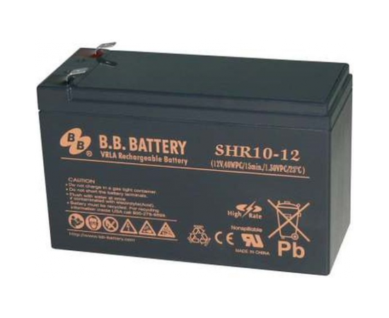 Аккумуляторная батарея для ИБП BB SHR 10-12 12В 8.8Ач, фото 
