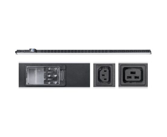 Блок розеток Cabeus PDU-32-10C19-20C13-B-T 30шт, ZeroU, 19", фото 