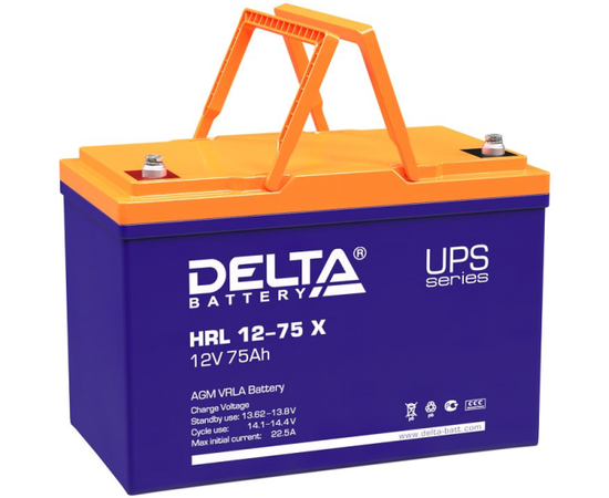 Аккумуляторная батарея для ИБП Delta HRL 12-75 X, фото 