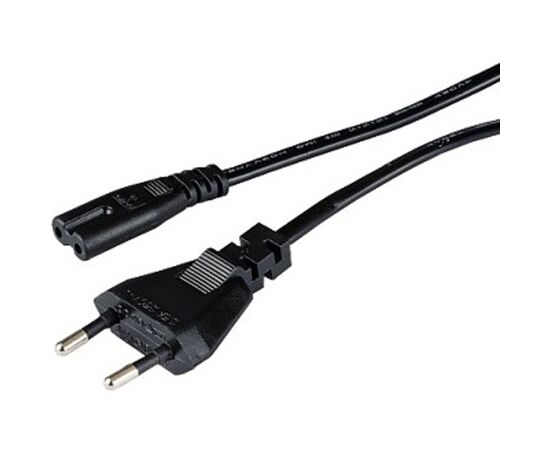 Кабель Hama IEC C7 (2-pin) Евровилка 0.75м, фото 