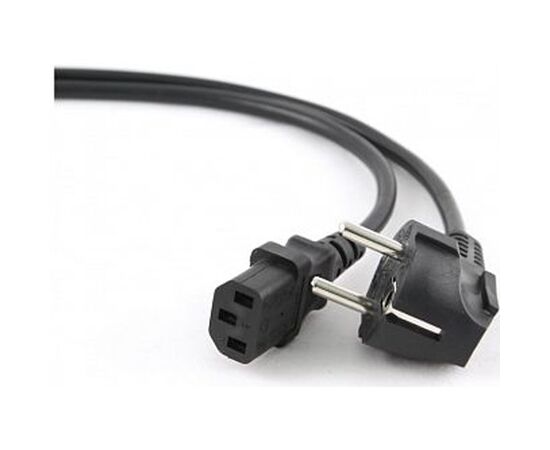 Кабель питания WIZE [CAC10-EU-C13-5M], 5 м, Евровилка 3 pin - C13, 10 А, черный, фото 