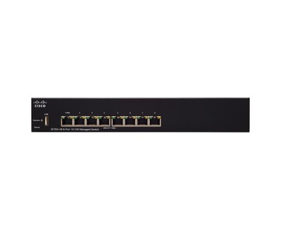Коммутатор Cisco SF350-08 Управляемый 8-ports, SF350-08-K9-EU, фото 