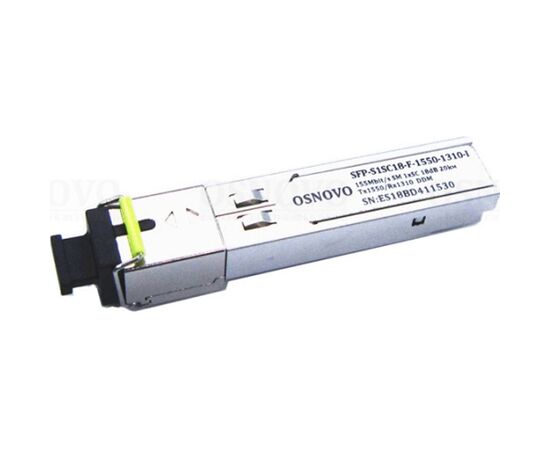 Оптический SFP Модуль промышленный OSNOVO SFP-S1SC18-F-1550-1310-I, фото 