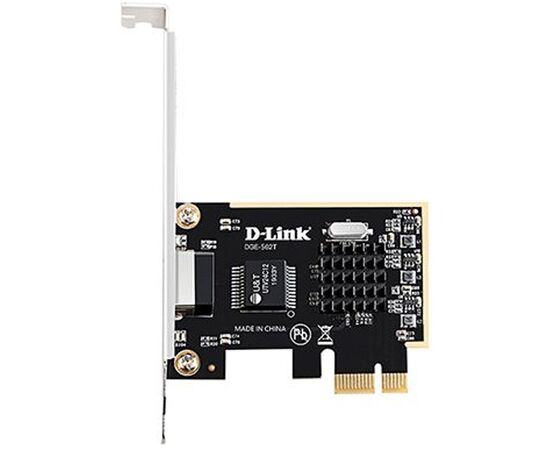 Сетевой адаптер Gigabit Ethernet D-Link DGE-562T/A1A DGE-562T PCI Express x1, фото 
